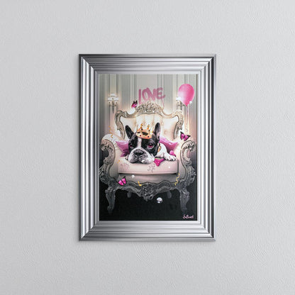 Doggy Love Framed Wall Art