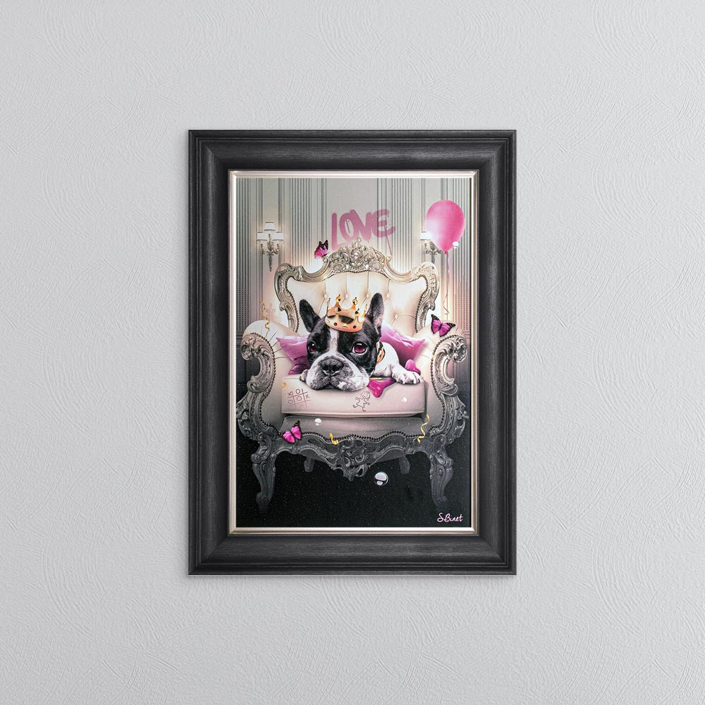 Doggy Love Framed Wall Art