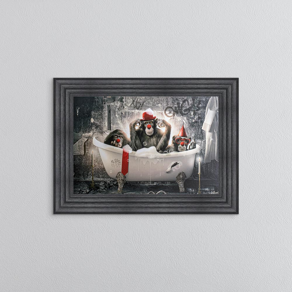 Monkey Wash Framed Wall Art