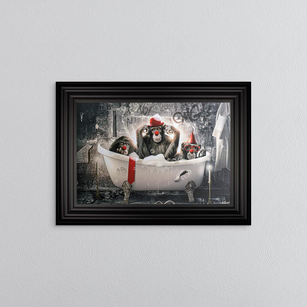 Monkey Wash Framed Wall Art