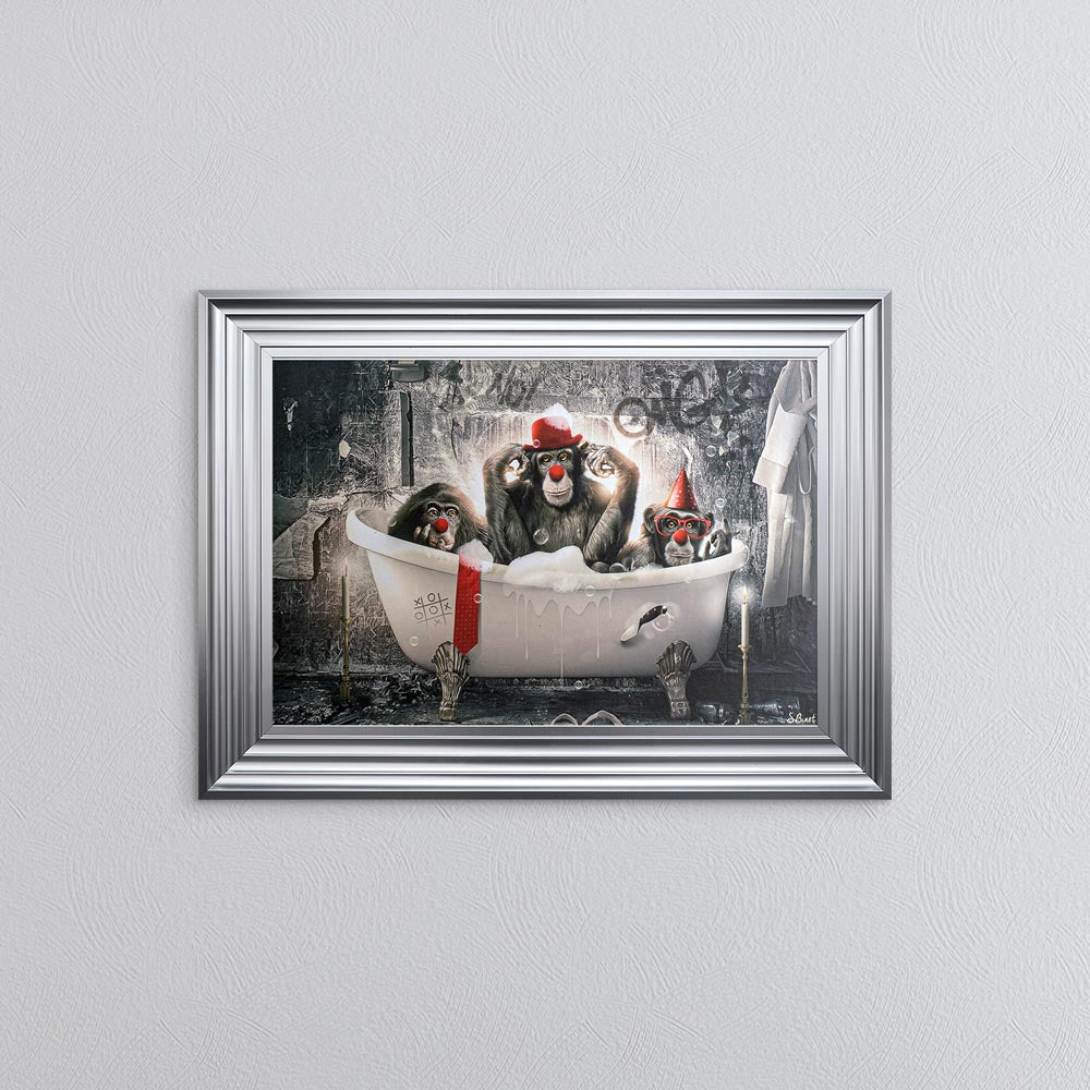 Monkey Wash Framed Wall Art