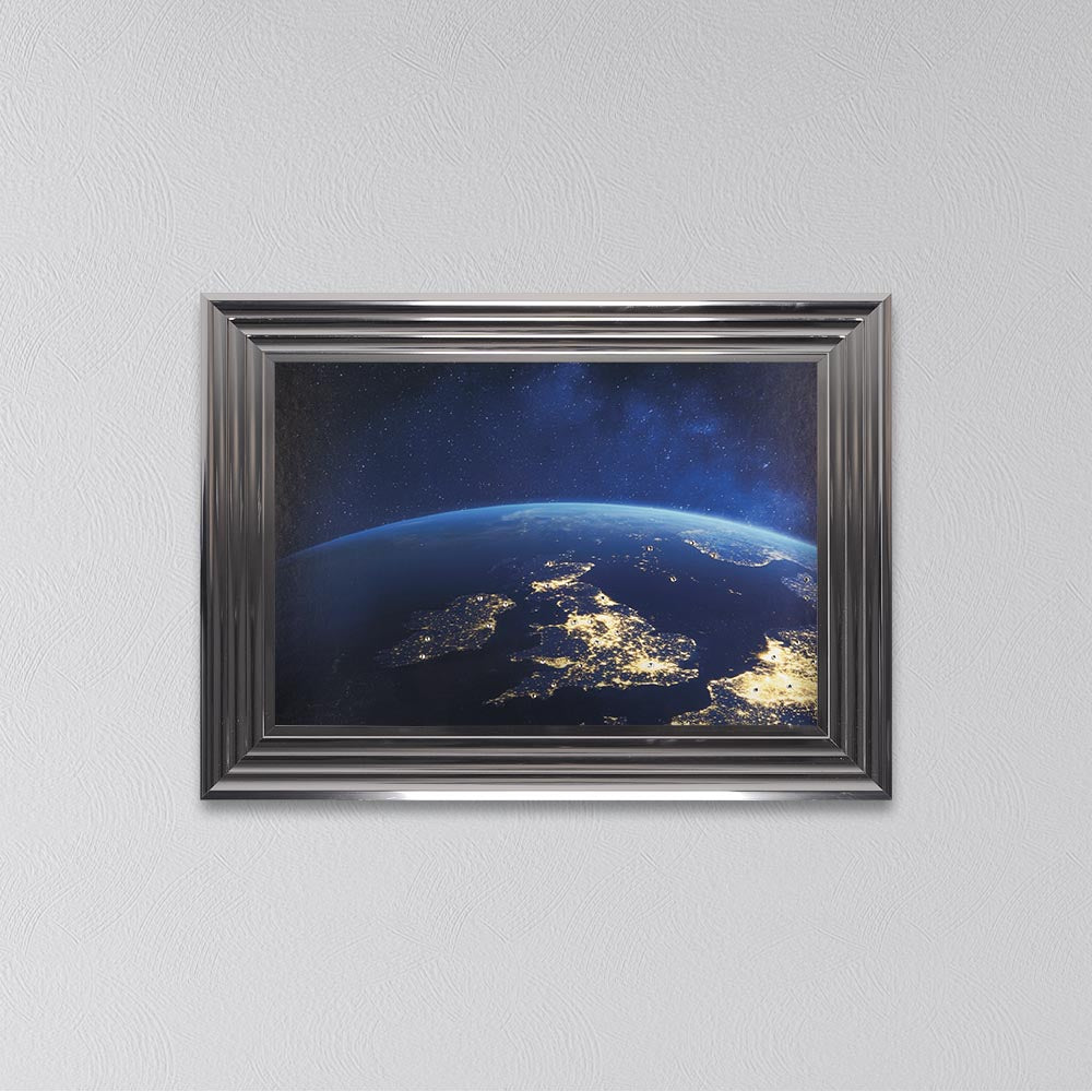 UK From Above Framed Wall Art