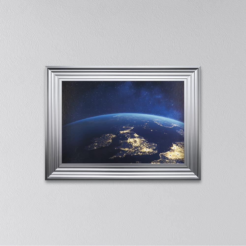 UK From Above Framed Wall Art