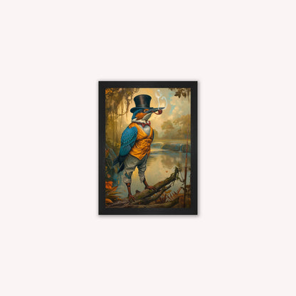 Gentrified Country Kingfisher Framed Wall Art