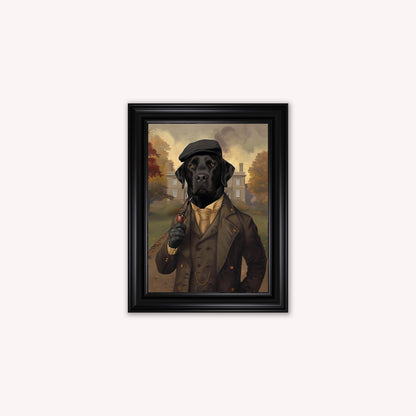 Gentrified Country Labrador Framed Wall Art