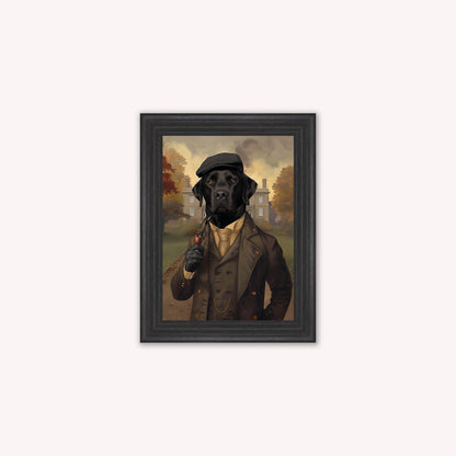 Gentrified Country Labrador Framed Wall Art
