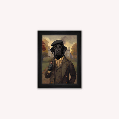 Gentrified Country Labrador Framed Wall Art