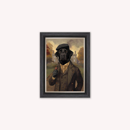 Gentrified Country Labrador Framed Wall Art