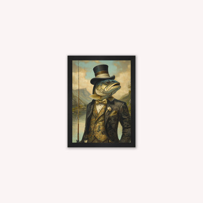 Gentrified Country Trout Framed Wall Art