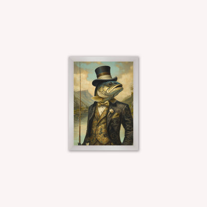 Gentrified Country Trout Framed Wall Art