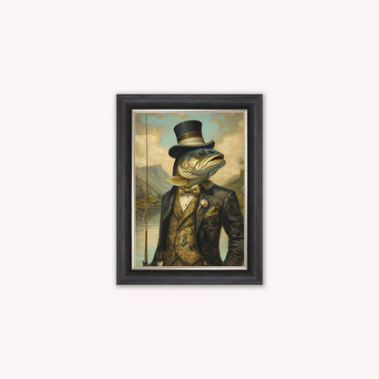 Gentrified Country Trout Framed Wall Art