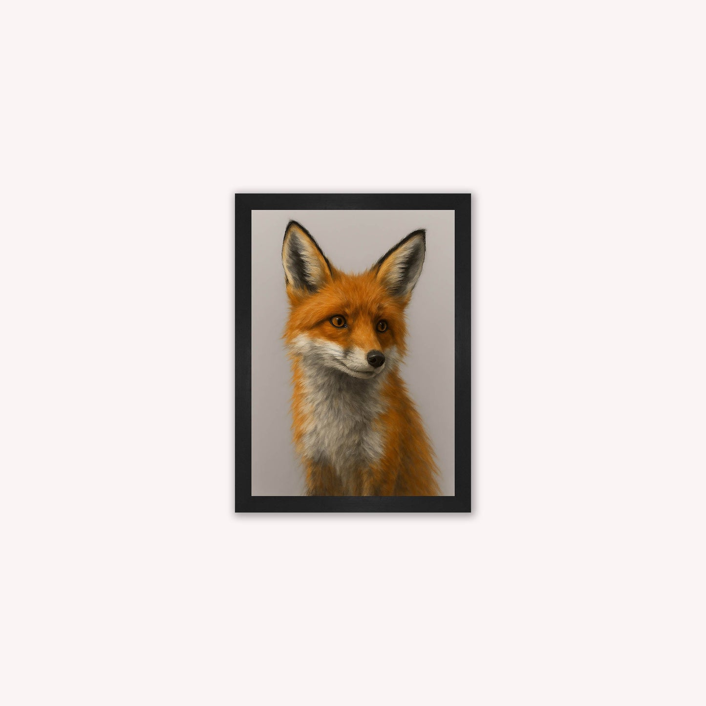 Curious Fox 1 Framed Wall Art
