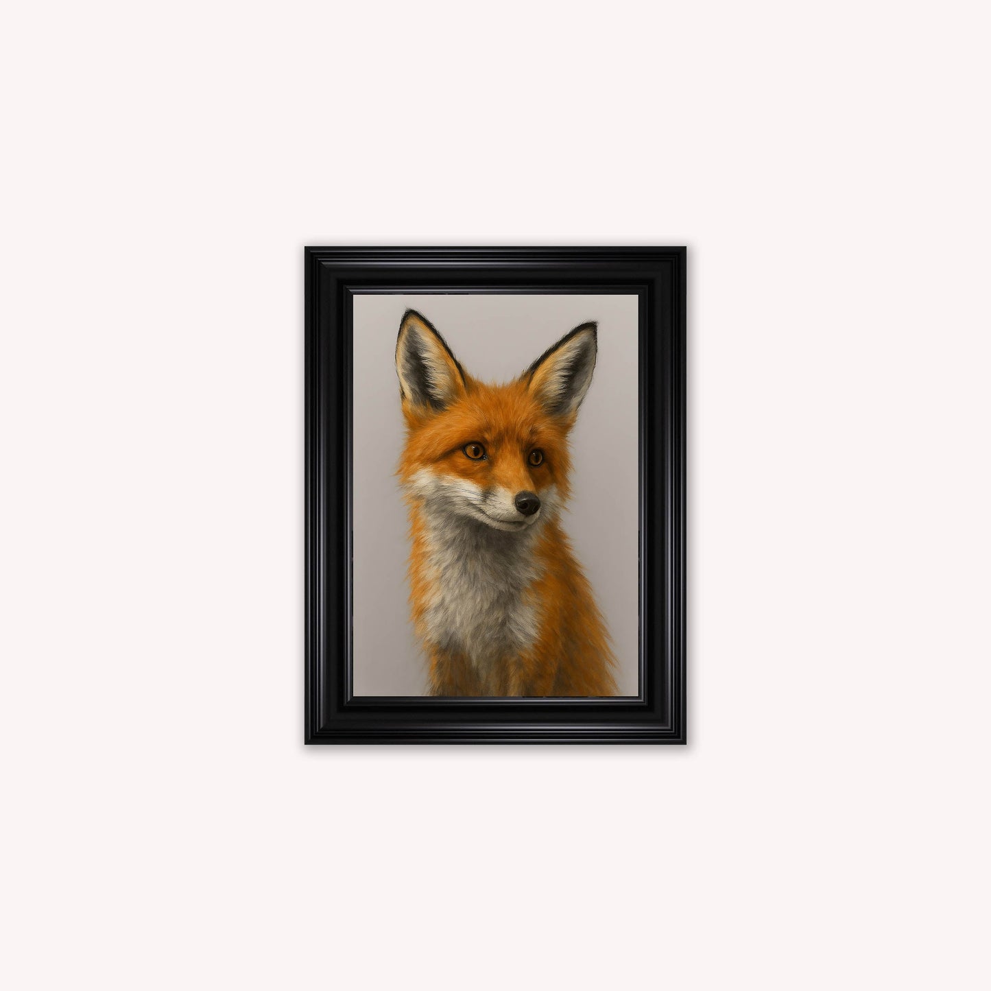 Curious Fox 1 Framed Wall Art