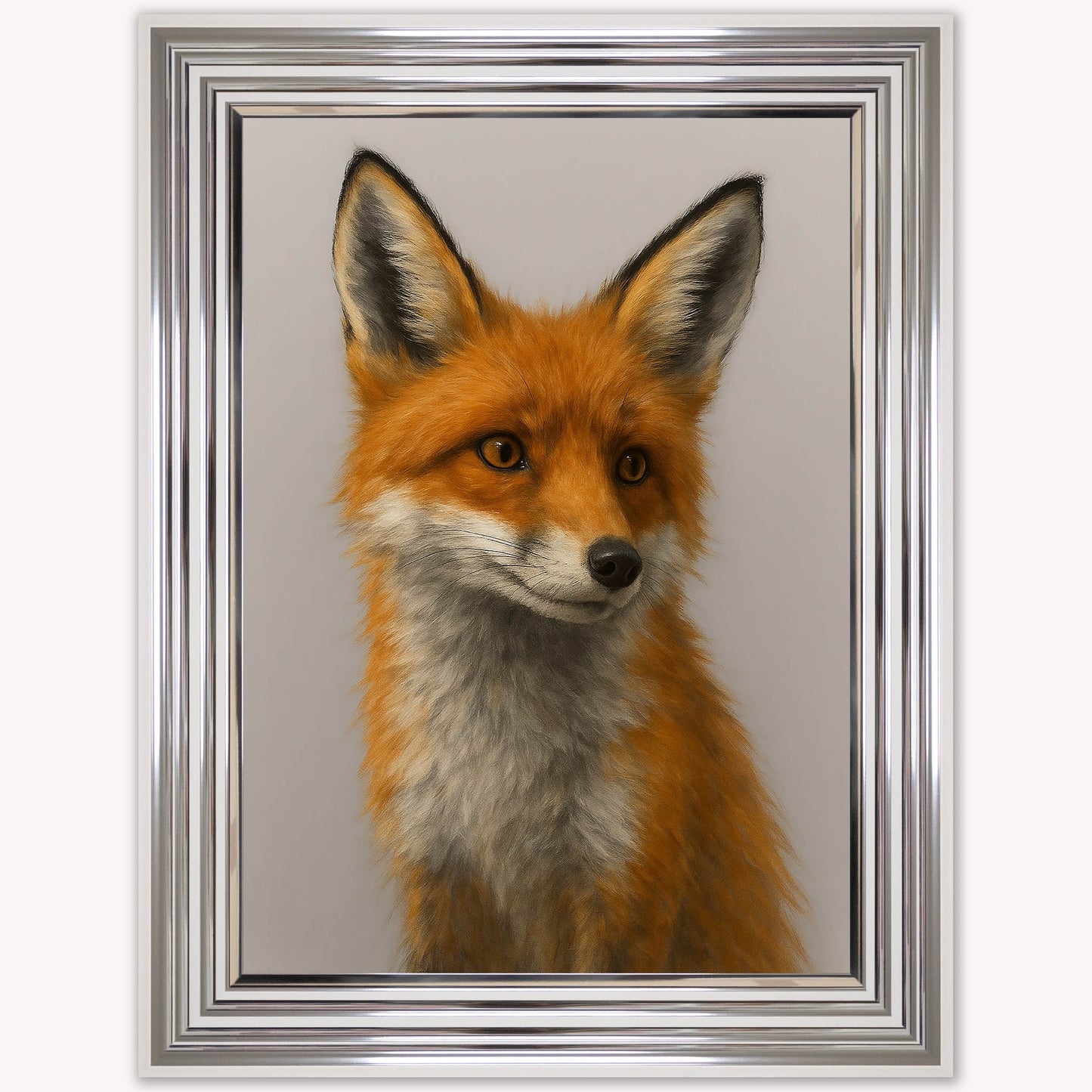 Curious Fox 1 Framed Wall Art