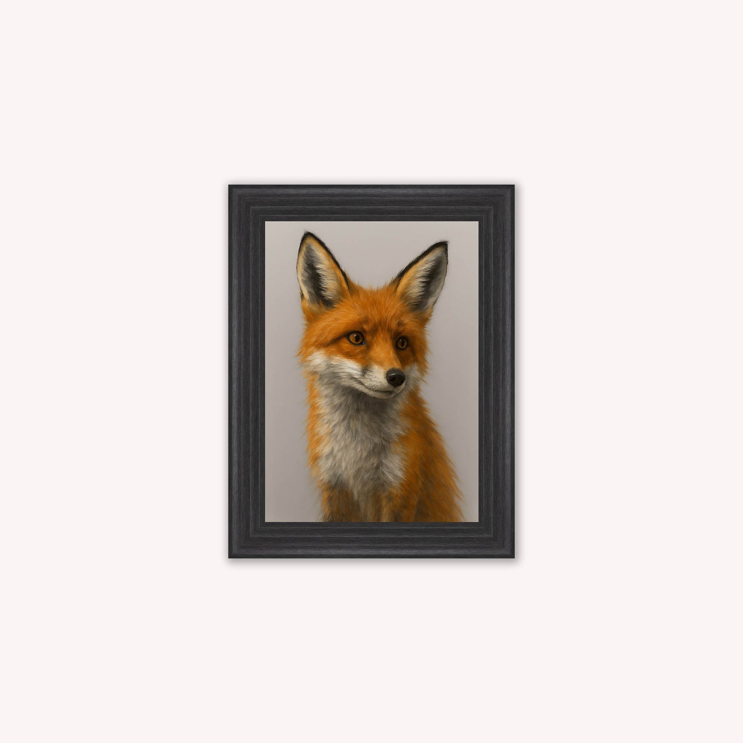 Curious Fox 1 Framed Wall Art