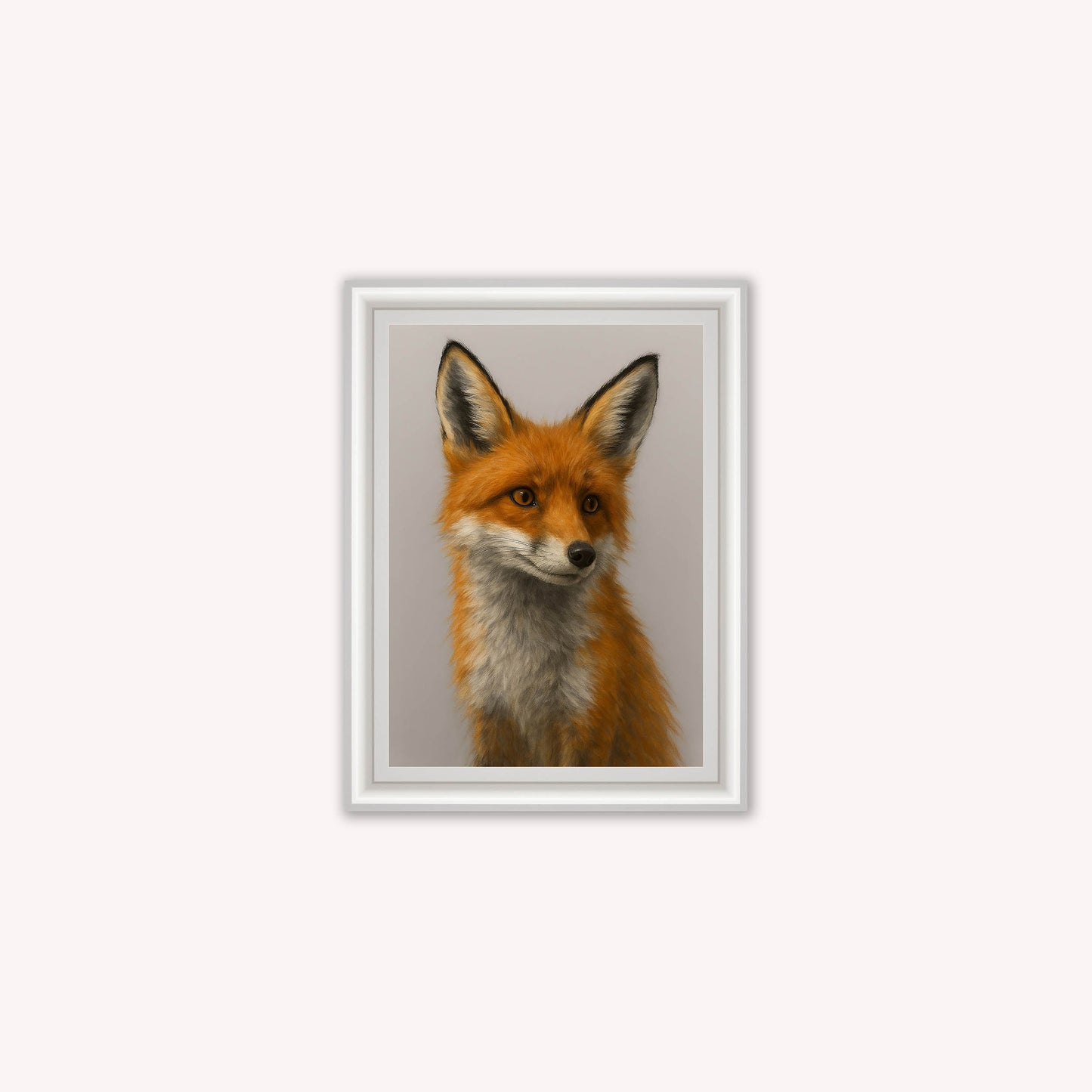 Curious Fox 1 Framed Wall Art