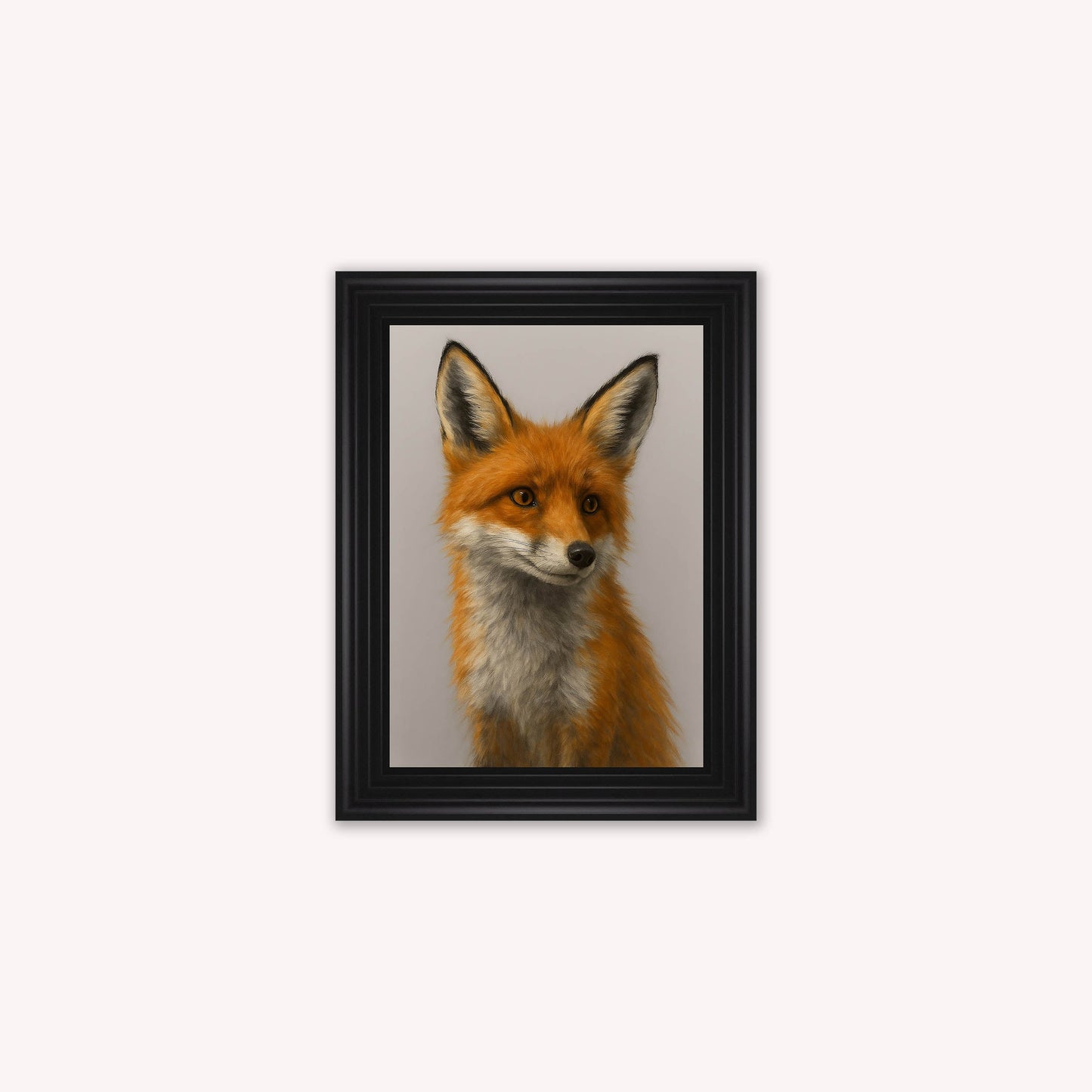 Curious Fox 1 Framed Wall Art