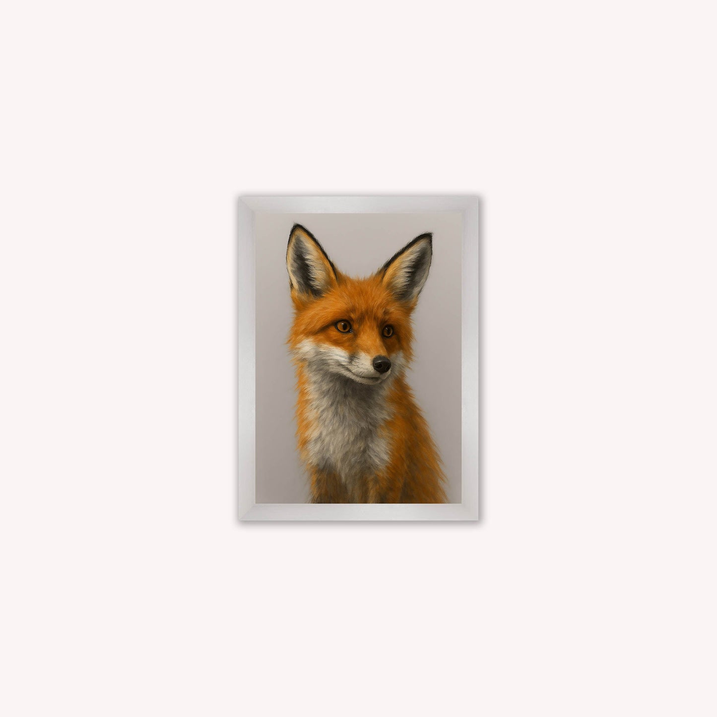 Curious Fox 1 Framed Wall Art