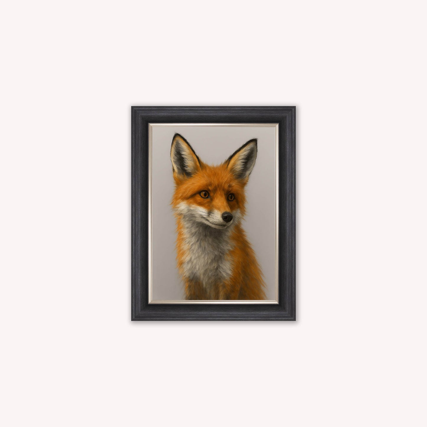 Curious Fox 1 Framed Wall Art