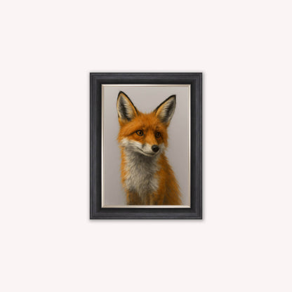 Curious Fox 1 Framed Wall Art