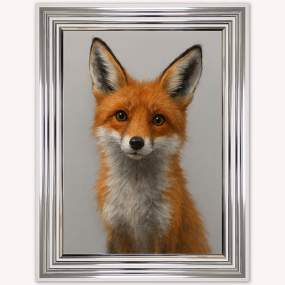 Curious Fox 2 Framed Wall Art