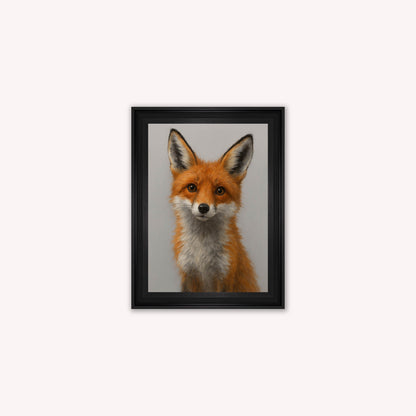 Curious Fox 2 Framed Wall Art