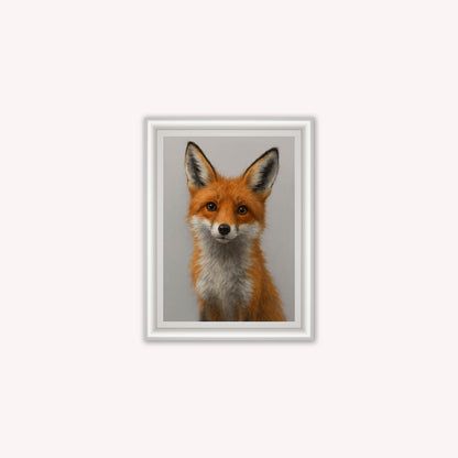 Curious Fox 2 Framed Wall Art