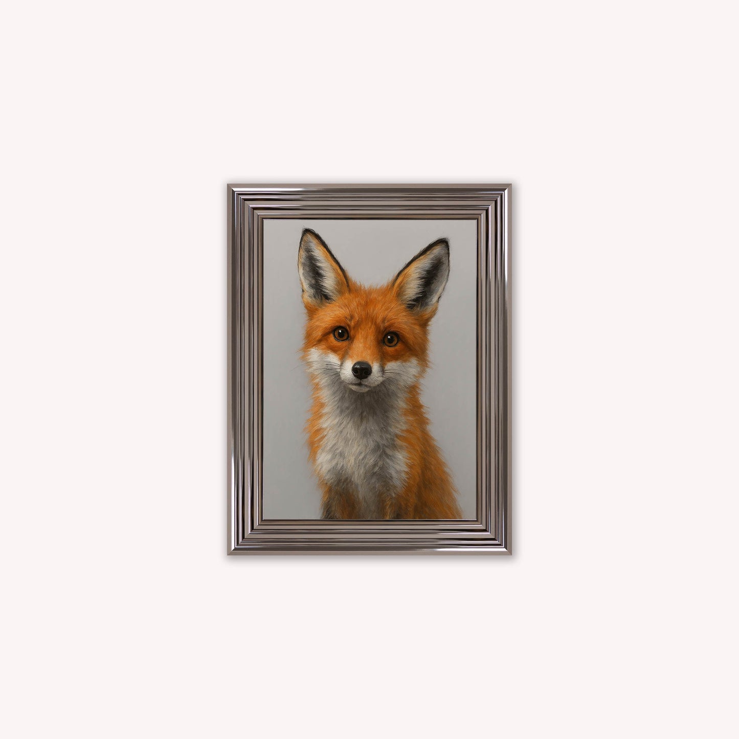 Curious Fox 2 Framed Wall Art