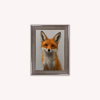 Curious Fox 2 Framed Wall Art