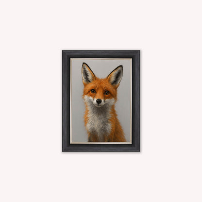 Curious Fox 2 Framed Wall Art