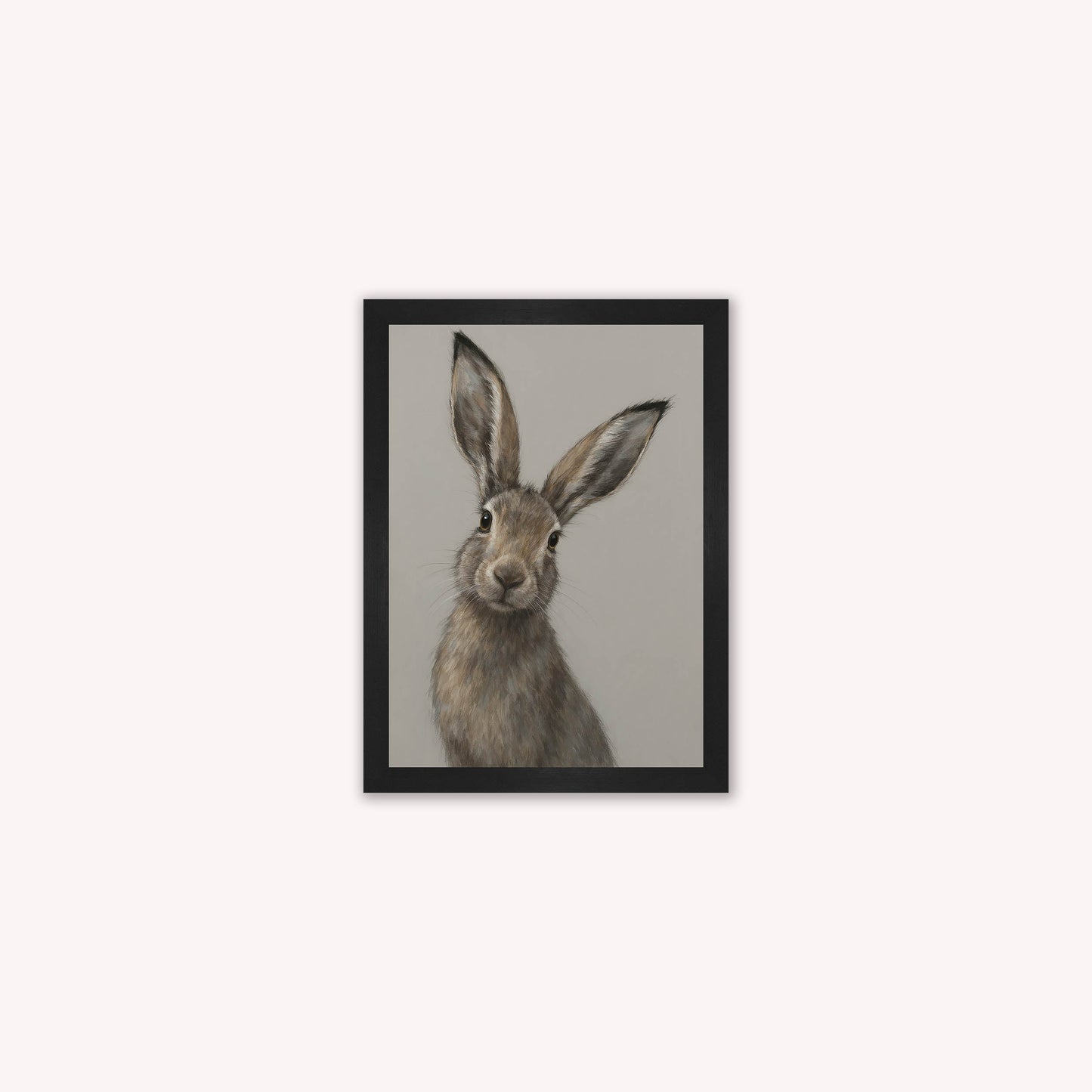 Curious Hare 2 Framed Wall Art