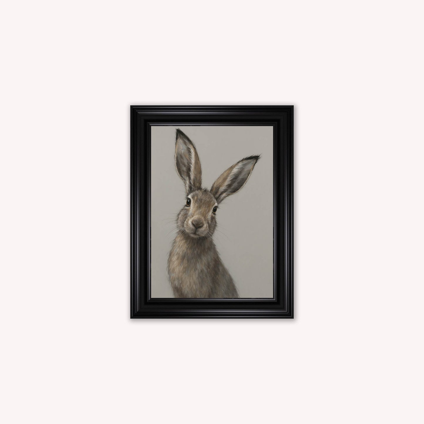 Curious Hare 2 Framed Wall Art