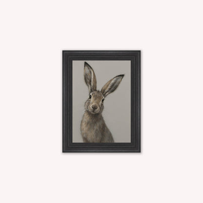 Curious Hare 2 Framed Wall Art