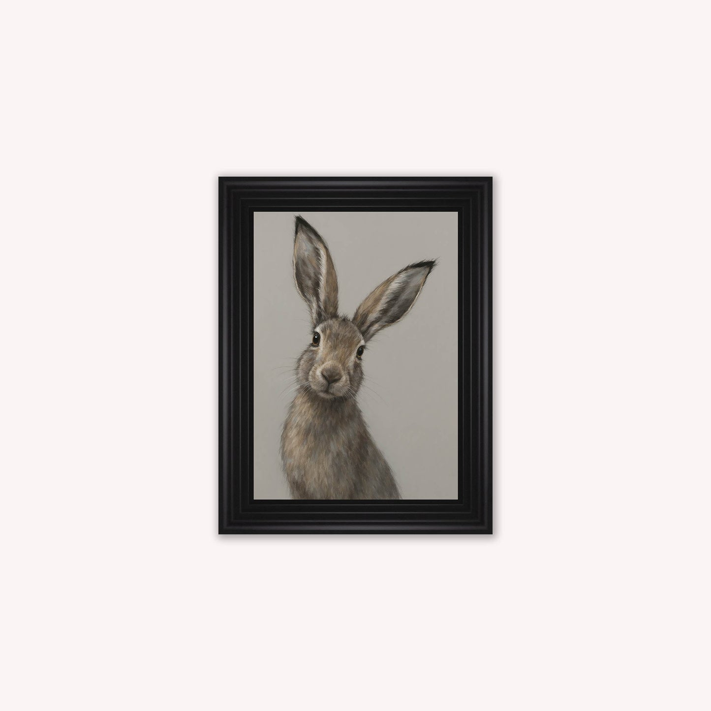Curious Hare 2 Framed Wall Art