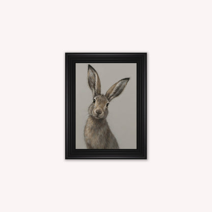 Curious Hare 2 Framed Wall Art