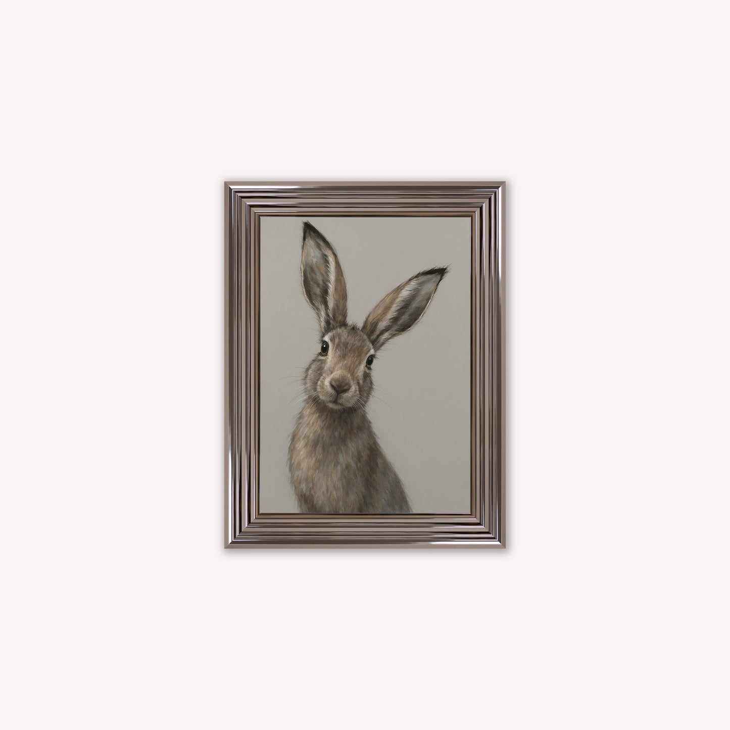 Curious Hare 2 Framed Wall Art