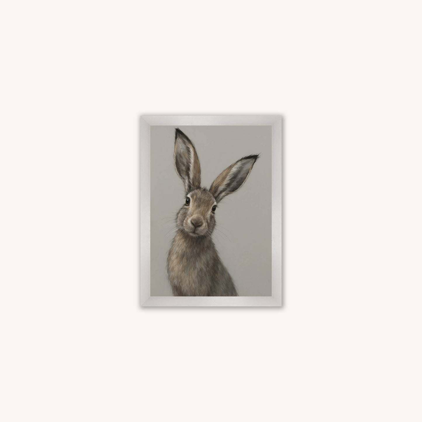 Curious Hare 2 Framed Wall Art