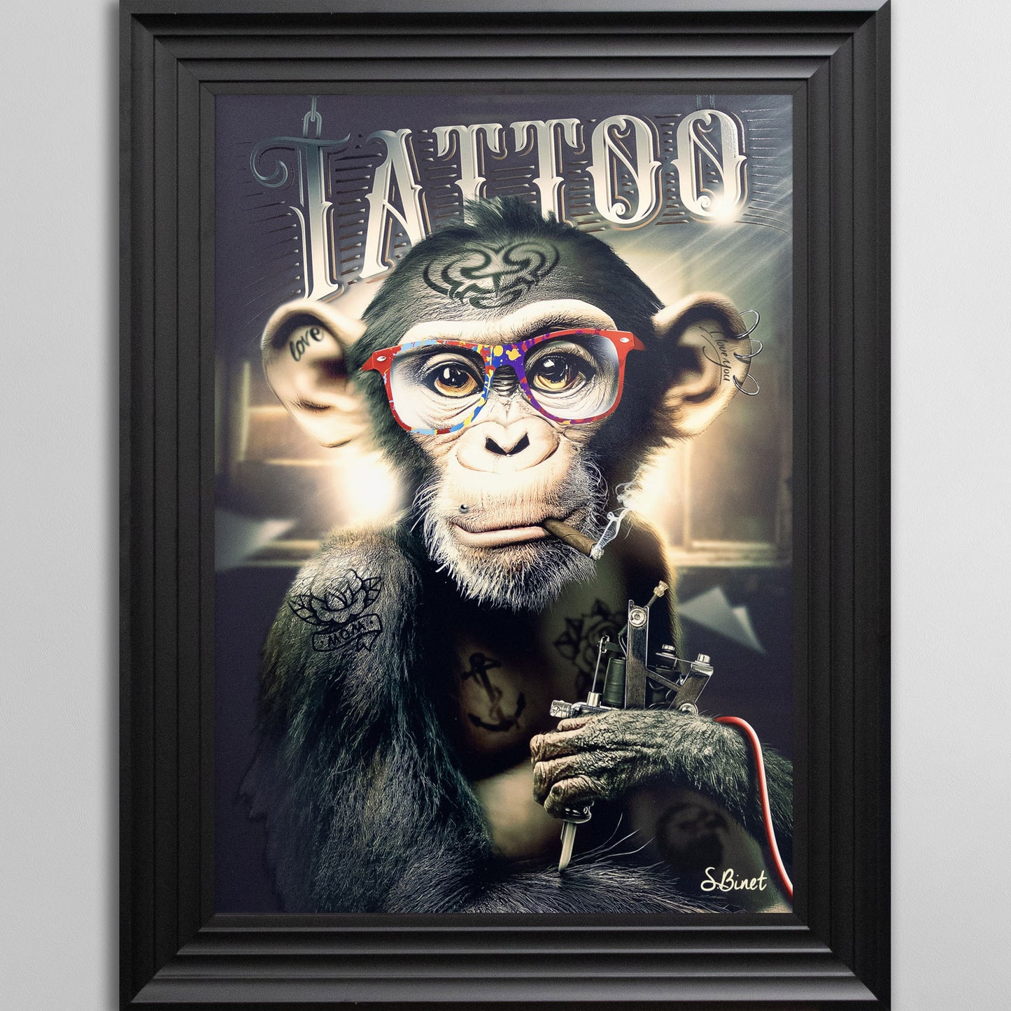 Tatoo by Sylvain Binet Framed Wall Art