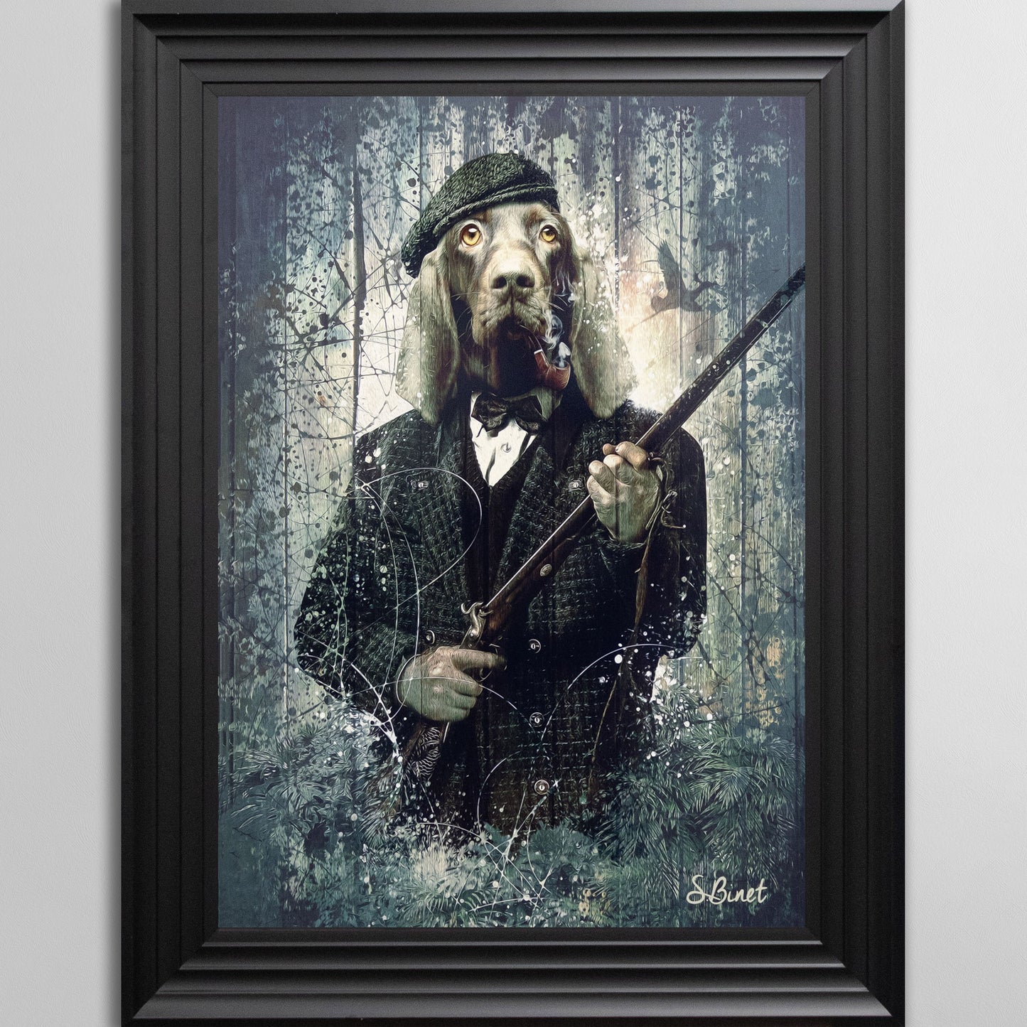 Braque Allemand by Sylvain Binet Framed Wall Art