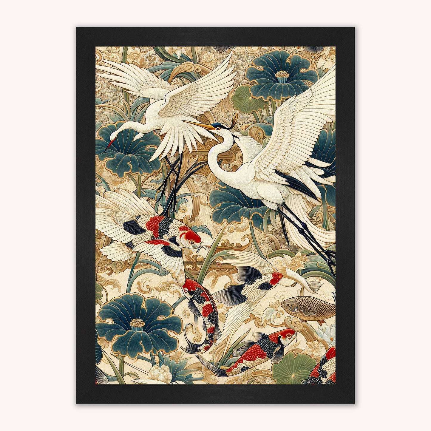 Luxury Velvet Art Print - Orient 1 Framed Wall Art