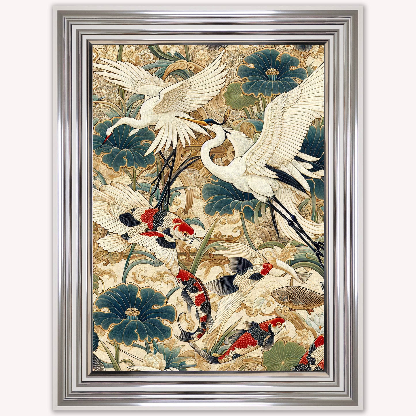 Luxury Velvet Art Print - Orient 1 Framed Wall Art
