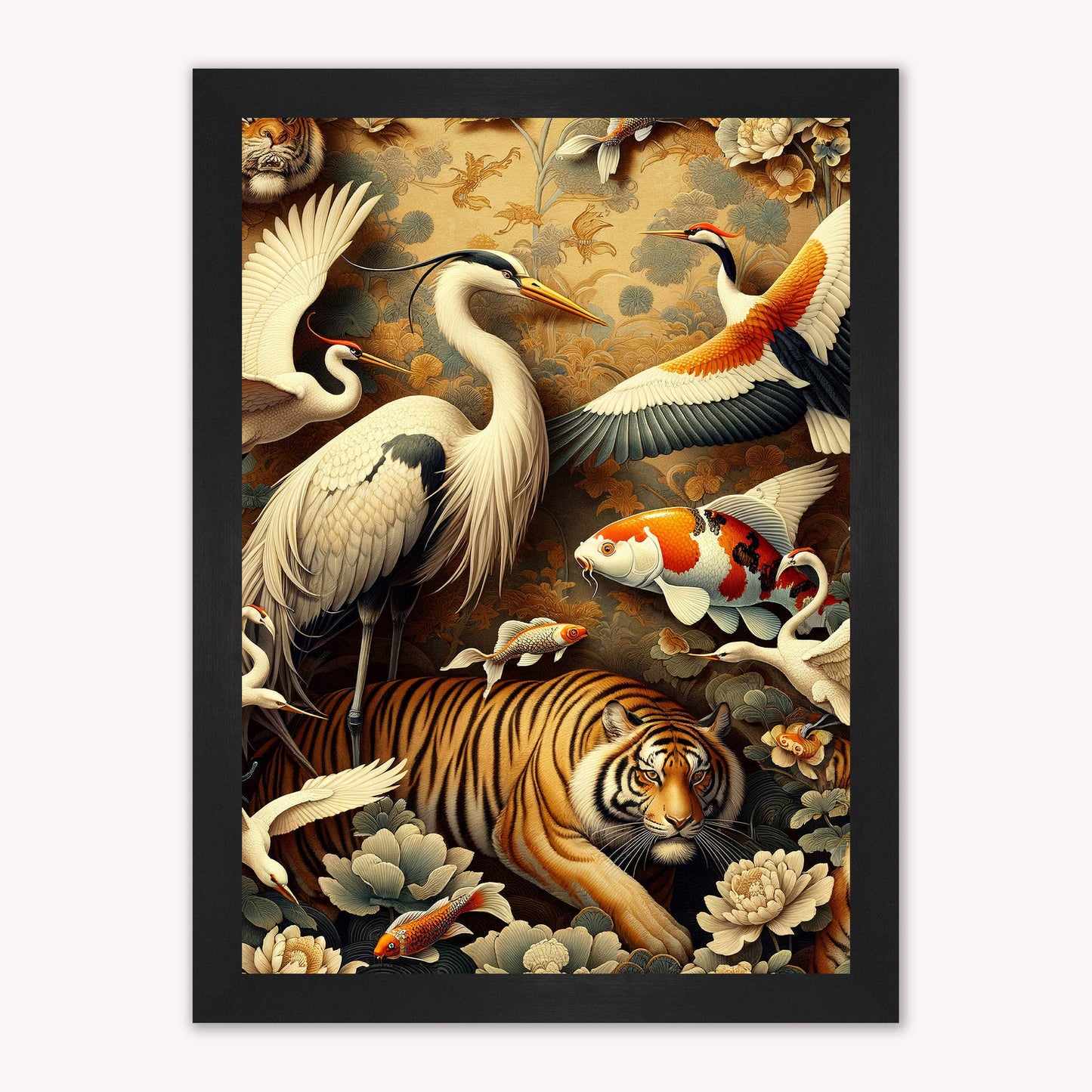 Luxury Velvet Art Print - Orient 3 Framed Wall Art