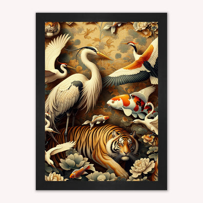 Luxury Velvet Art Print - Orient 3 Framed Wall Art
