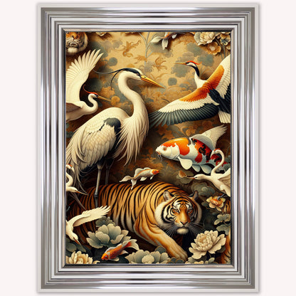 Luxury Velvet Art Print - Orient 3 Framed Wall Art
