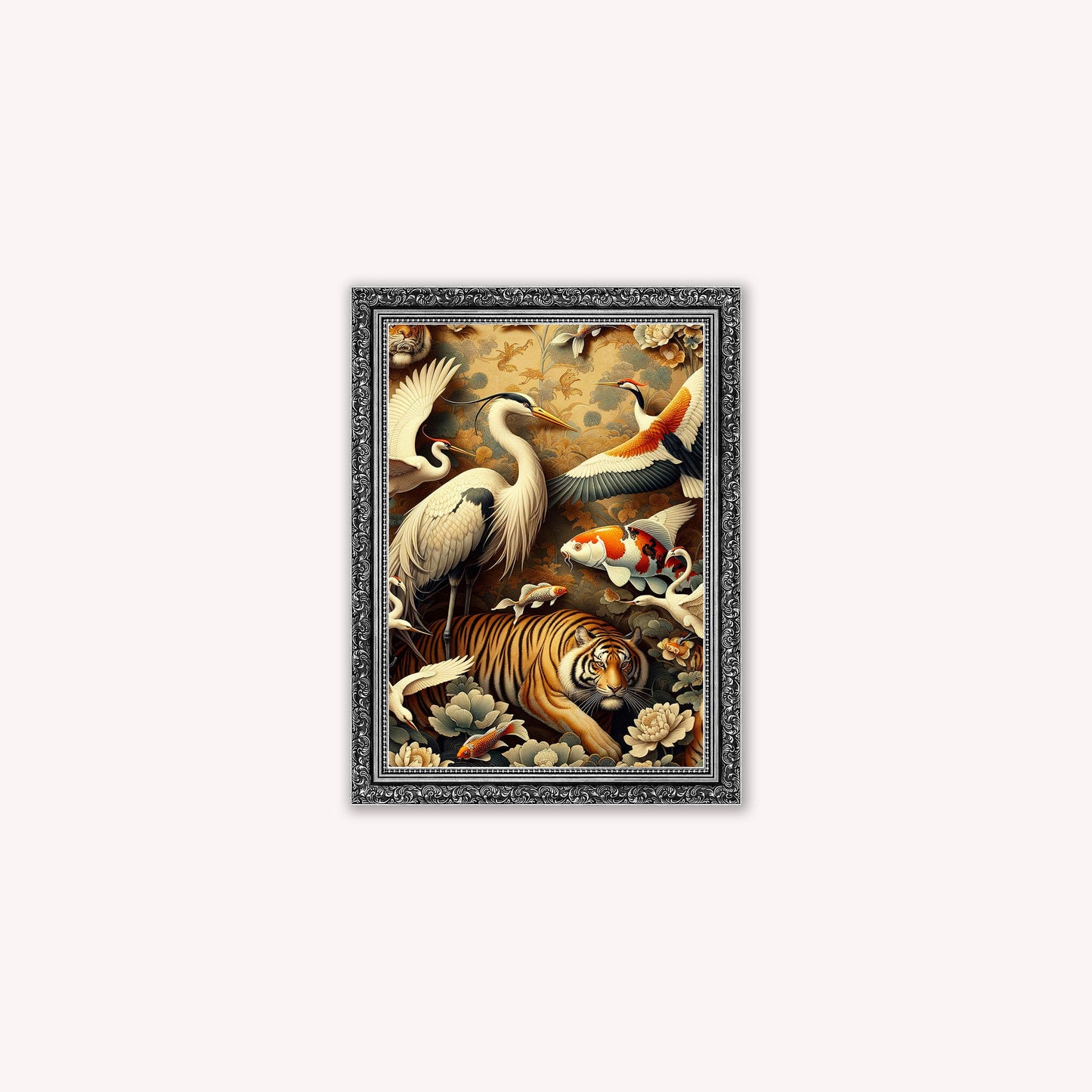 Luxury Velvet Art Print - Orient 3 Framed Wall Art