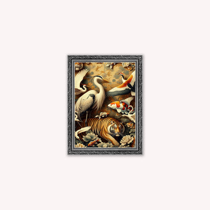 Luxury Velvet Art Print - Orient 3 Framed Wall Art