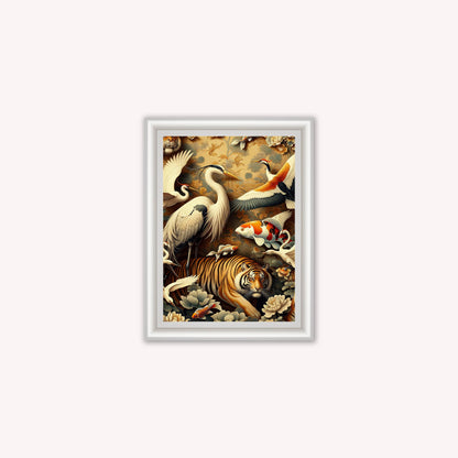 Luxury Velvet Art Print - Orient 3 Framed Wall Art