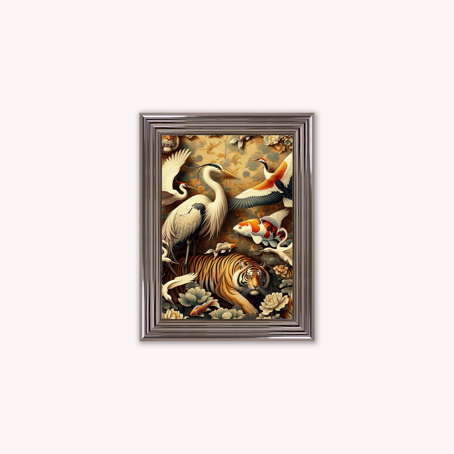 Luxury Velvet Art Print - Orient 3 Framed Wall Art