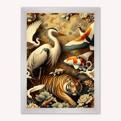 Luxury Velvet Art Print - Orient 3 Framed Wall Art