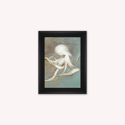 Luxury Velvet Art Print - Muted Octopus Framed Wall Art
